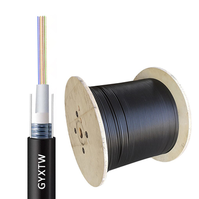 Small Diameter And Light Weight GYXTW Armored Fiber Optic Cable For Aerial Installation