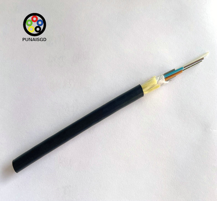 Aerial ADSS Fiber Optic Cable Suspension Self Supporting Span 100m 200m