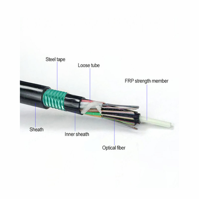 Gyty53 Duct Fiber Direct Buried Cable 12 24 36 48 72 96 Core GYTA GYTA53 GYTY53