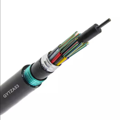 Direct Buried GYTZA53 Kabel Serat Optik LSZH Sheath Komunikasi