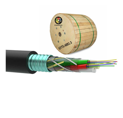 Duct Optical Cable GYTS 72 Cores Pipeline Armored Outdoor Fiber Cables