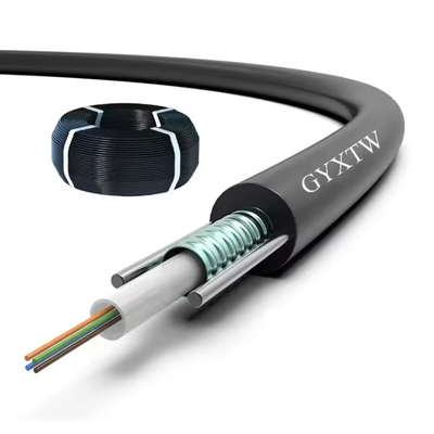 Singlemode Fiber Optic Cable GYXTW 2 4 6 8 Cores Steel wire Armoured cable