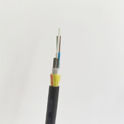 Aramid Yarn ADSS Optical Cable Double Sheath With FRP Span 80-120M