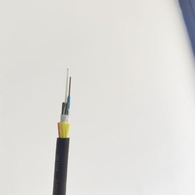 Kabel Serat Optik ADSS Luar Ruang Semua Dielektrik dengan Jacket Tunggal / Ganda