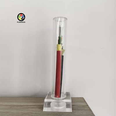 Outdoor ADSS Fiber Optic Cable Self Support With Aramid Yarns G652D Fibers
