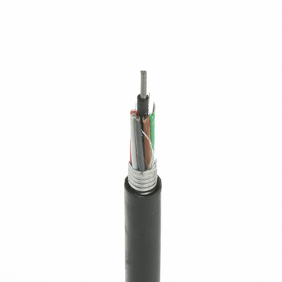 GYTA fiber optical cable 12 24 cores aerial or duct use with single aluminum