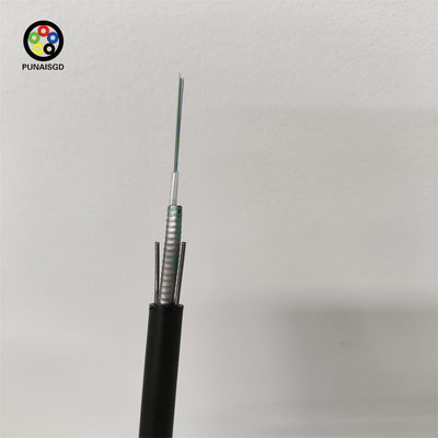 GYXTW আউটডোর ফাইবার অপটিক ক্যাবল 24cores একক মোড ড্রপ ক্যাবল ইস্পাত টেপ বর্মযুক্ত