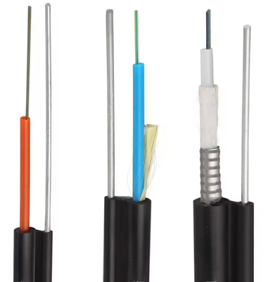 Mini Figure 8 12 Fiber Self Supporting Aerial Optical Cable With 7 Wires GYXTC8Y