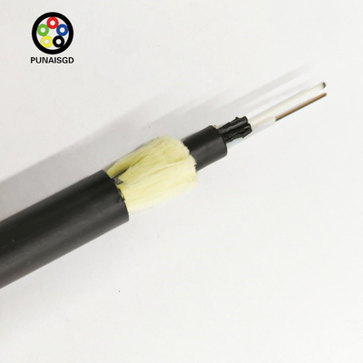 PE Jacket ADSS Fiber Optic Cable 2 4 6 8 Cores 2/3 Kilometers