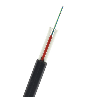 Outdoor Fiber Optic Cable Factory FTTH Aerial 2 4 8 12 24 Core Flat Drop Fiber Optic Cable Meter Price