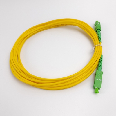 FTTH পণ্য আউটডোর 5.0×2.0 মিমি 1 মিটার এসএম সিম্প্লেক্স 9125 FTTH ড্রপ ক্যাবল প্যাচ কর্ড এলসি এসসি পিসি এসসি এপিসি সংযোগকারী সিম্প্লেক্স ফাইবার অপটিক প্যাচ কর্ড