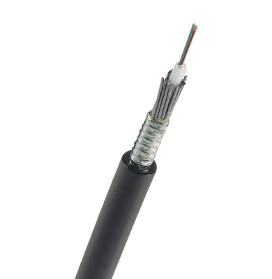 Anti Rodent  GYXTS Anti-rodent HDPE PE G652D Directly Buried Pipe Aerial Proof Steel Armored Fiber Optic Cable