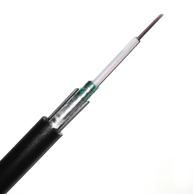 Kabel Serat Optik Luar Ruang Mode Tunggal Pusat Tabung Longgar GYXTW Kabel Serat Optik