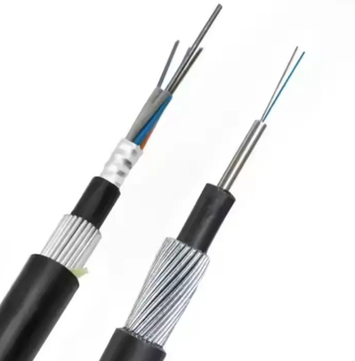 Kabel Serat Optik Anti Rodent Berkinerja Tinggi 72CORE GYTA33 Kabel Serat Optik Luar Ruang G652D Kabel Komunikasi Untuk Pemakaman Langsung