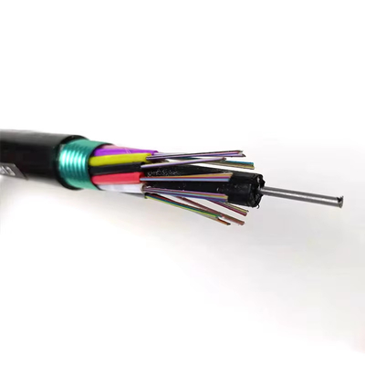 Fiber Optic GYTA / GYTS 24 Cores Single Mode G652D Fiber Optic Cable